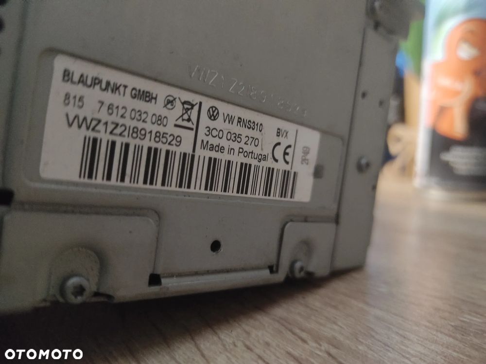 RADIO ODTWARZACZ NAWIGACJA VW RNS 310 2 DIN 3C0035270 VW PASSAT B6 B7 CC SIROCCOGOLF 5 6 POLO 5 JETTA TIGUAN TOURAN CADDY EOS TRANSPORTER T5 ROZKODOWANE WYSYŁKA !!!!! - 5