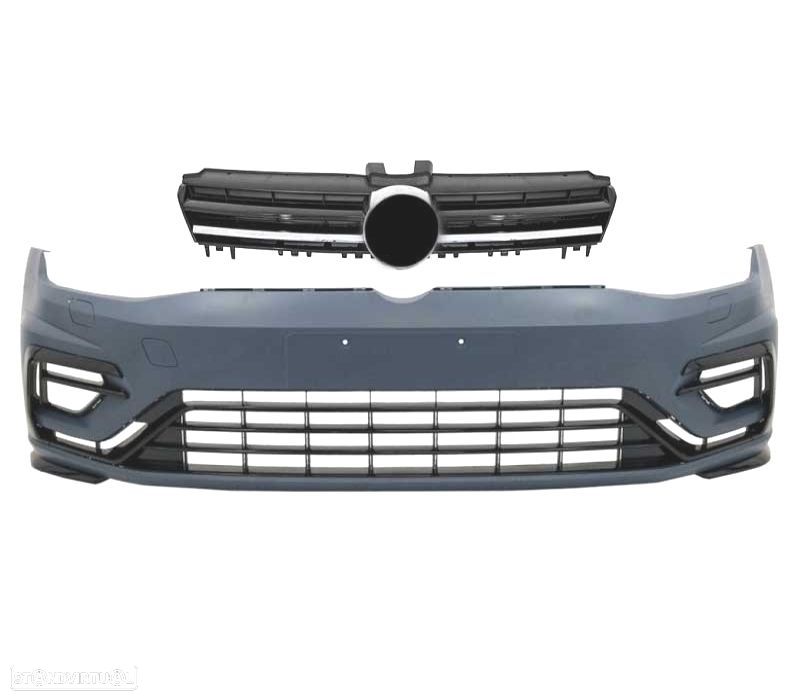 PARA-CHOQUES FRONTAL VOLKSWAGEN VW GOLF 7.5 17-19 LOOK R20 SRA - 3