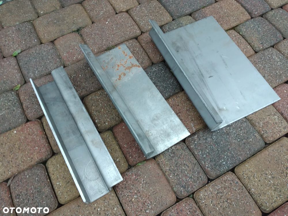 TRAPY WJAZDOWE PODJAZDY NAJAZDY STALOWE szerokość 180-500mm Motocyklowe koparki kosiarki wózki inwalidzkie komponenty do budowy trap blacha rynna zawieszki płetwa ceownik - 16