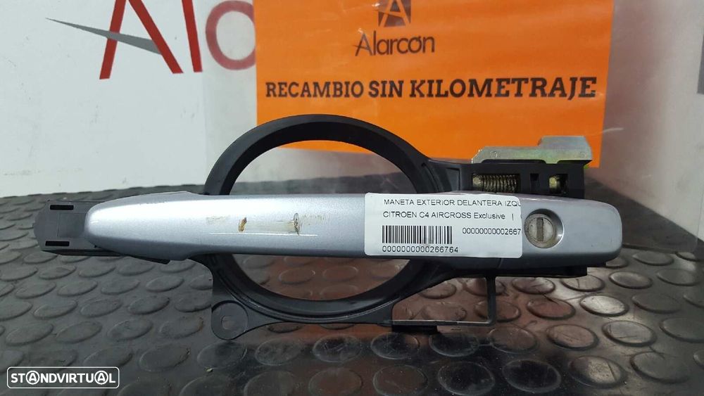 PUXADOR EXTERIOR FRENTE ESQUERDO CITROEN C4 AIRCROSS EXCLUSIVE - 3