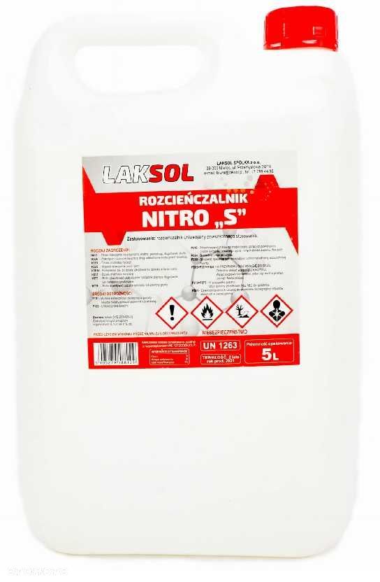 LAKSOL NITRO s 5L rozpuszczalnik rozcieńczalnik RADOM wysyłka darmowa - 1