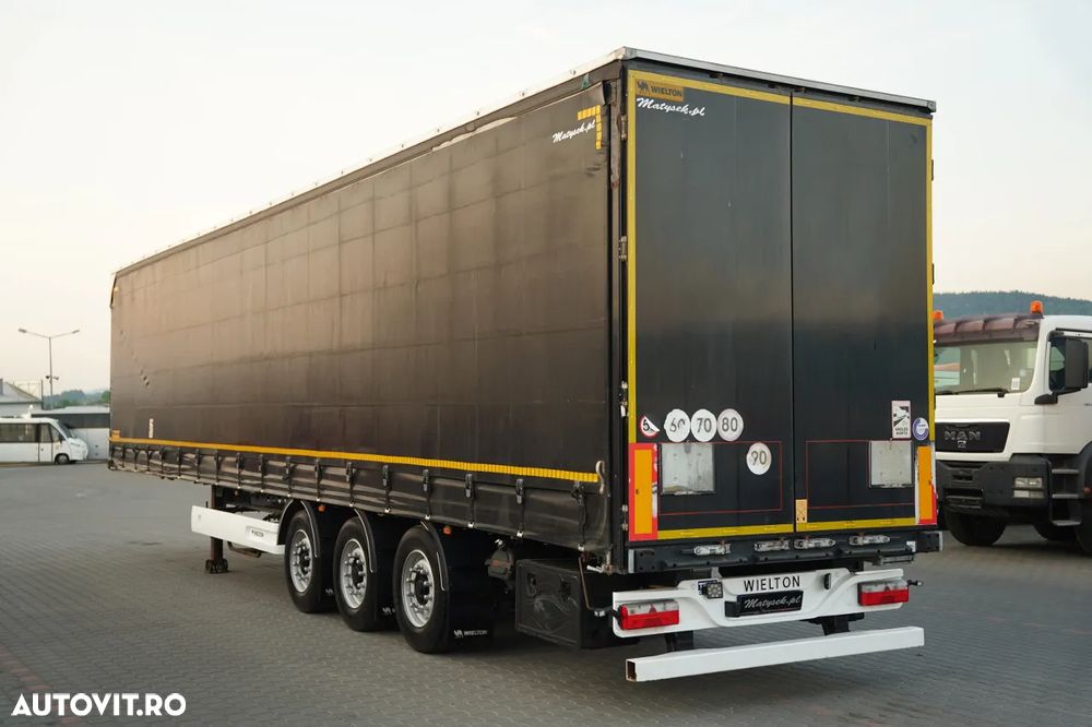Wielton CORTINĂ / STANDARD / PUNCT DE ACOPERIȘ CULISANT / ACOPERIȘ CULISANT / 385/65 R22.5 - 2
