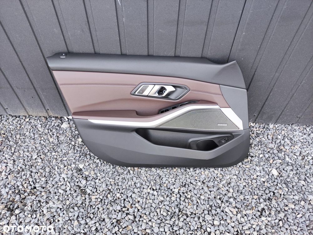 BOCZEK LEWY PRZÓD PRZEDNI BMW G20 BRĄZOWA SKÓRA EUROPA CH - 1