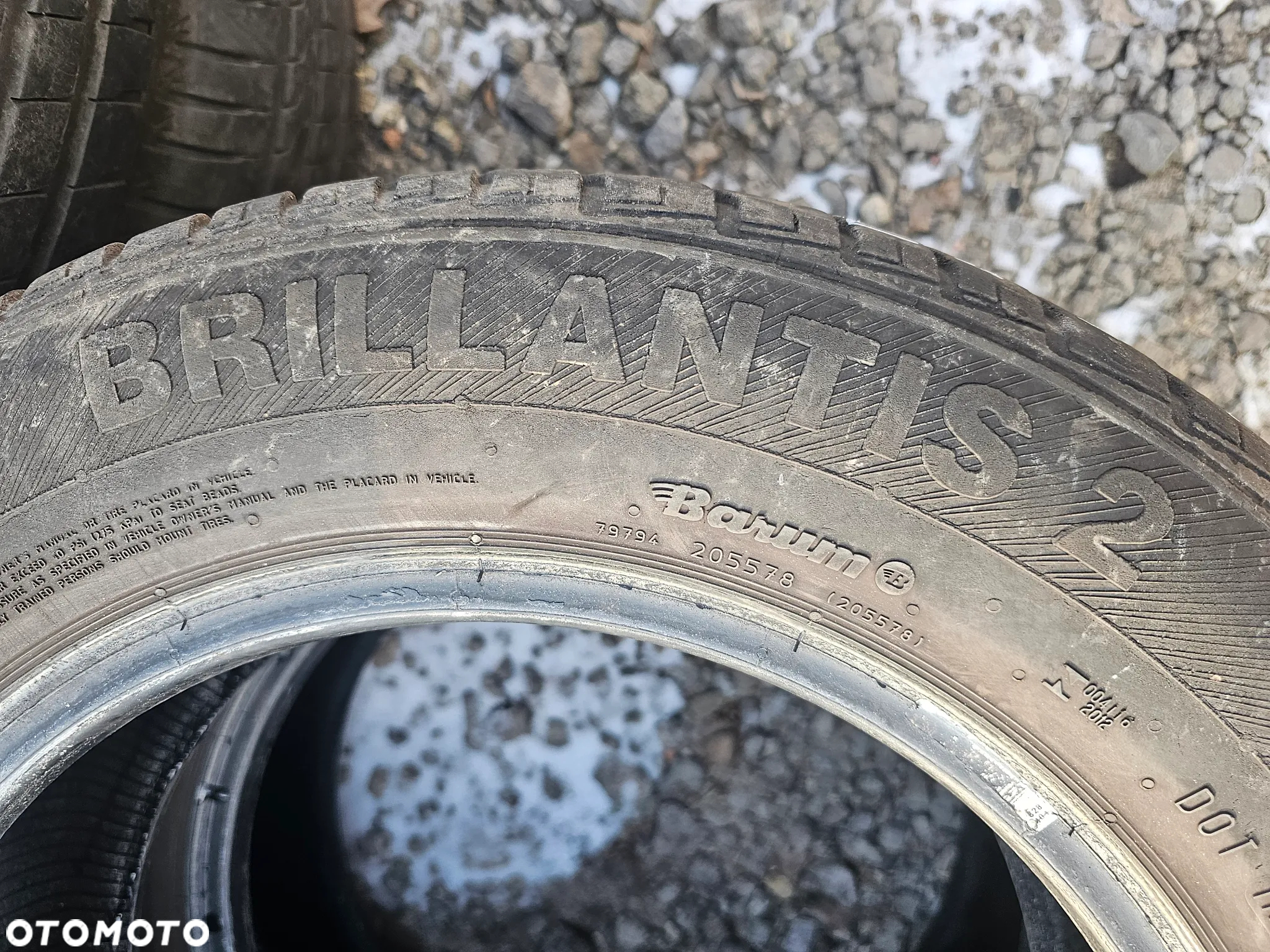 BARUM 165/70R14 81T BRILLANTIS 2 (2szt.) (2x5,0) (DOT: 2x4616) L557 - 5