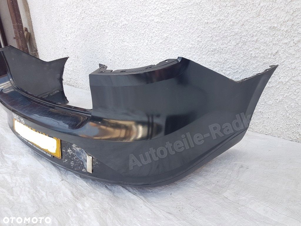 SEAT TOLEDO IV SKODA RAPID 2013r CZARNY ZDERZAK TYŁ LF9R - 3
