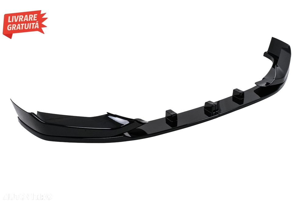 Prelungire Bara Fata Negru Lucios BMW Seria 5 G30 G31 LCI (07.2020-up) M Sport Des- livrare gratuita - 3