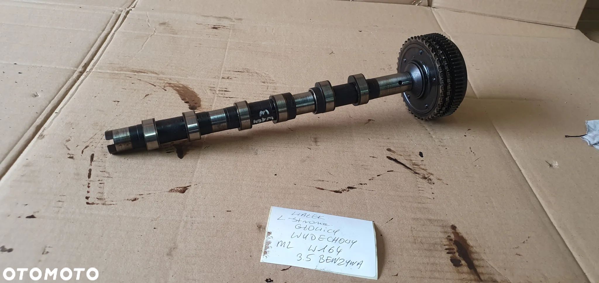 Wałek rozrządu wydechowy koło zębate rozrządu Mercedes ML W164 3.5 V6 - 1