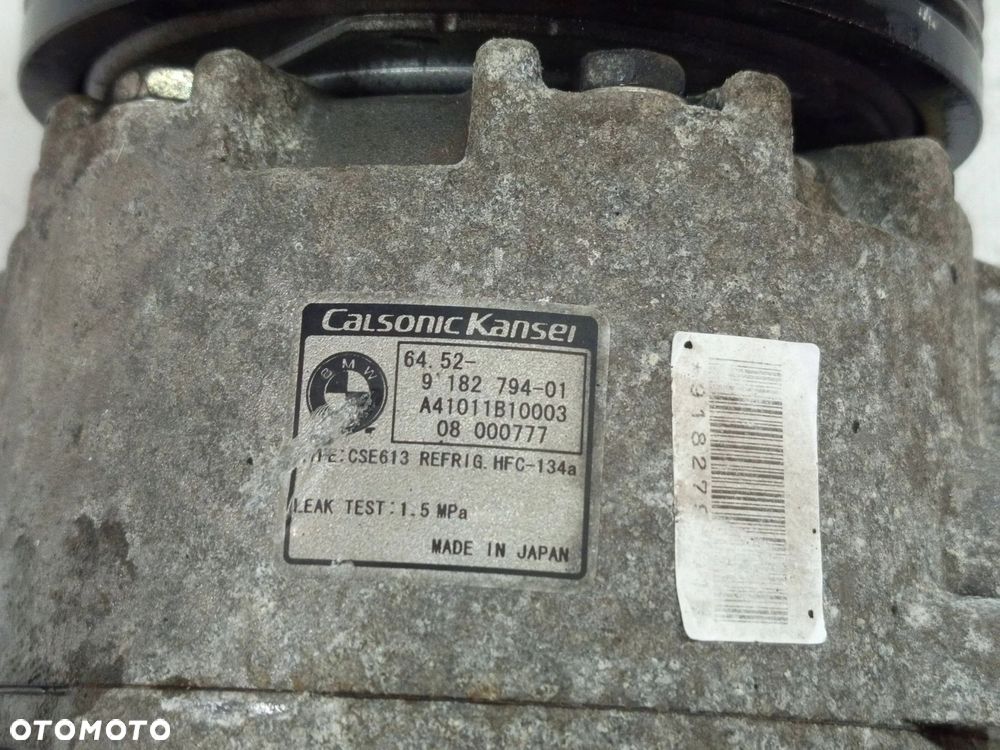 KOMPRESOR SPRĘŻARKA KLIMATYZACJI BMW E81 E87 E91 E92 LCI N43B20A 9182794 - 7