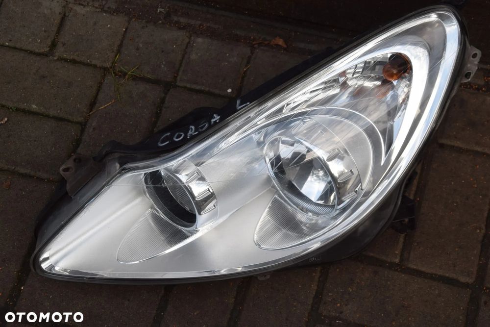 Opel Corsa D Lampa przednia lewa lewy przód Valeo EUROPA TOP 93189357 - 5