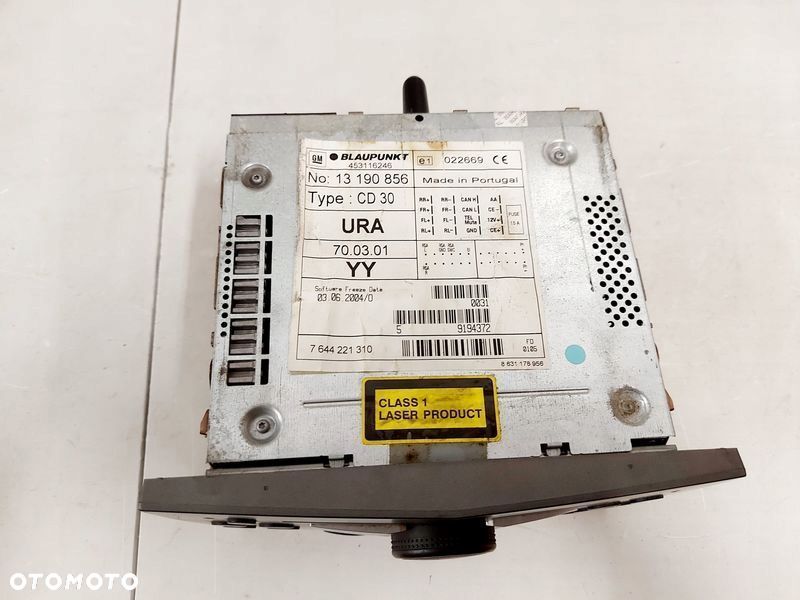 opel astra h radio cd wyświetlacz komplet 13190856 13178570 - 8