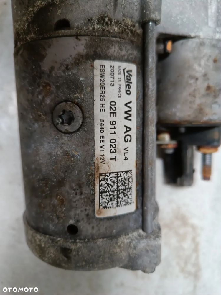 Rozrusznik 2.0 TDI Skoda Octavia 3 Superb VW Passat B8 Arteon Audi Q3 Seat Leon 02E911023T - 5