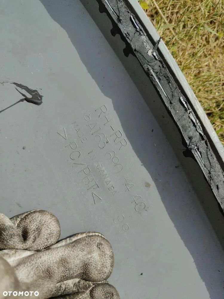 MERCEDES ML W163 AMG LISTWA Błotnika Tylnego Na Tylny Błotnik AMG 744 - 12