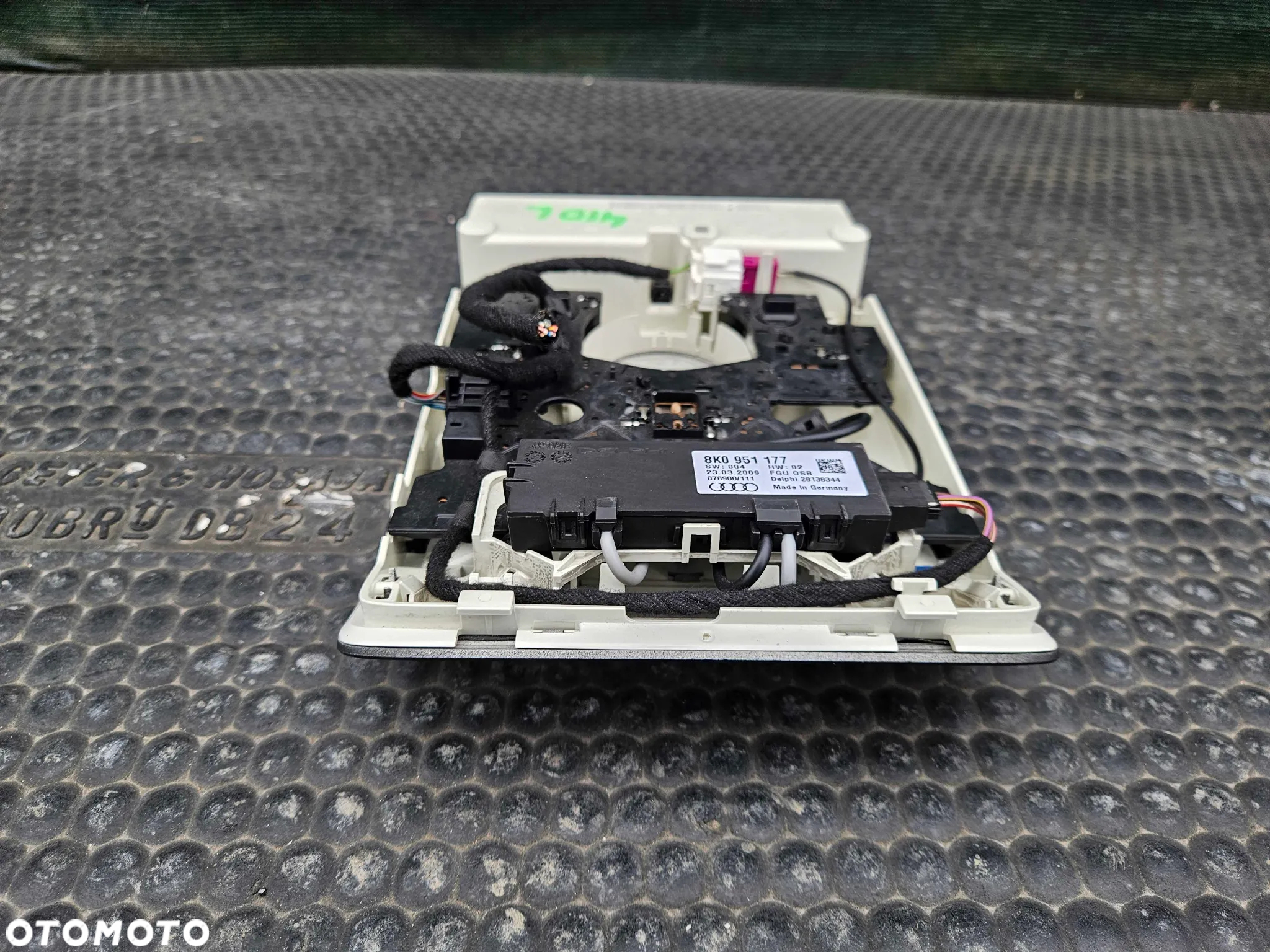 Lampka 8T0947135B 8K0951177 Podsufitki Czarna S-line Oświetlenie Ambiente Kabiny Schowek Okulary Audi A4 B8 A5 8T Q5 8R - 21