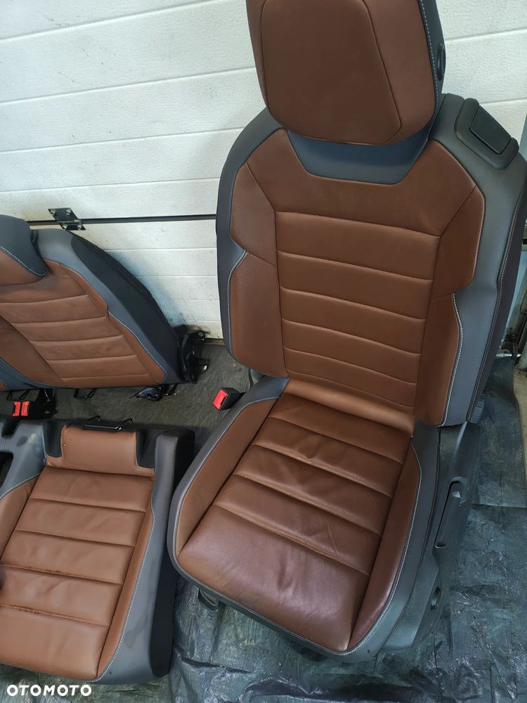 VW T-ROC cabrio komplet foteli fotele grzane super stan skóra mały przebieg 21 tys km - 4