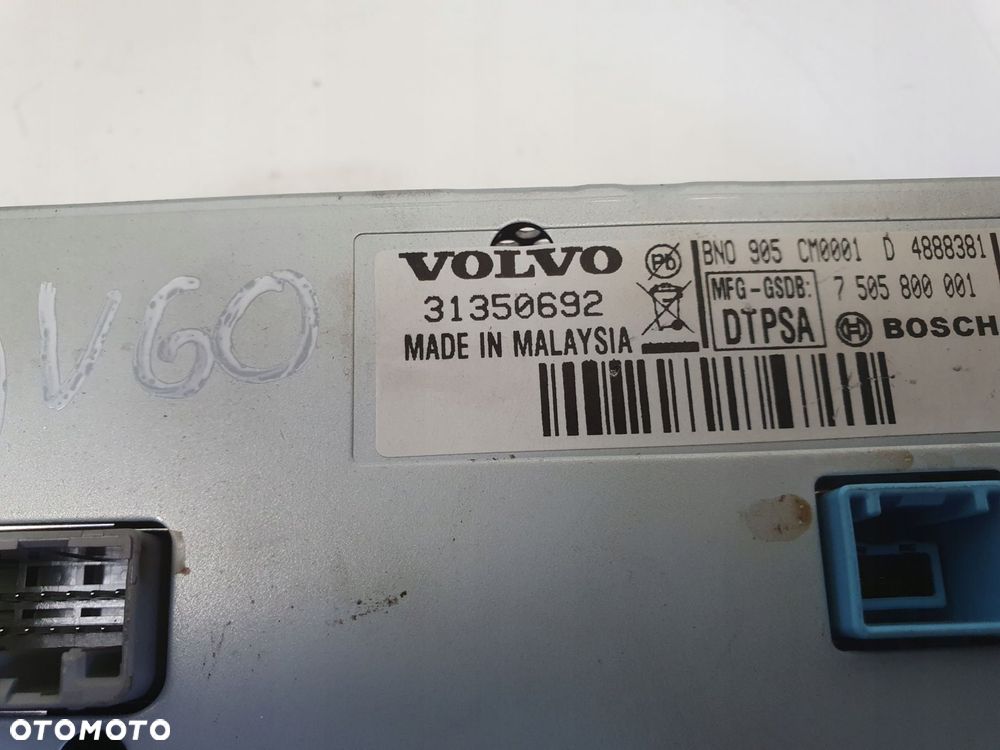 EKRAN NAWIGACJI Wyświetlacz monitor 31350692 Volvo V40 II - 7