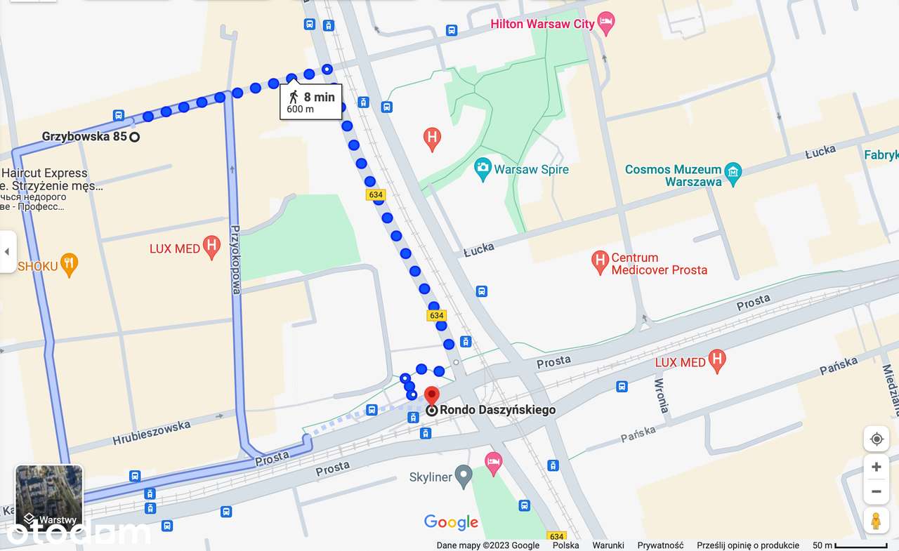 Apartament 33m2 | Rondo Daszyńskiego | Grzybowska 85