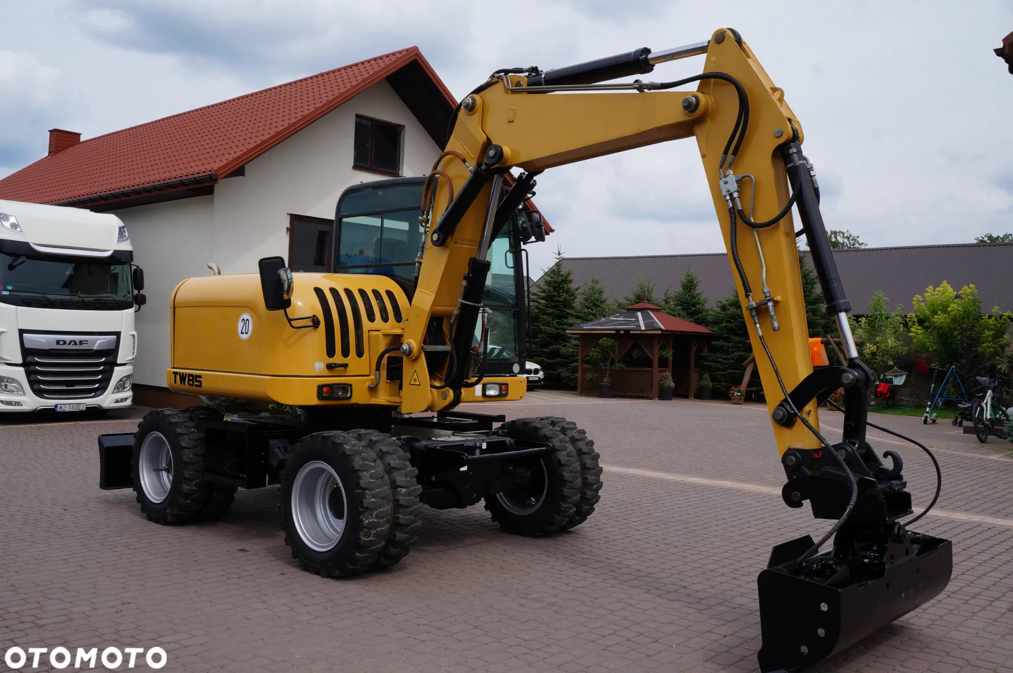 Terex TW 85 Koparka kołowa Sprowadzona silnik DEUTZ Stan Wzorowy - 4