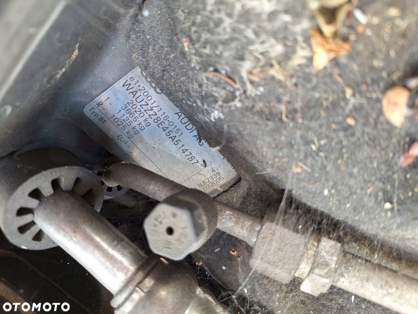 AUDI A4 B7 8E SEDAN 4D 2004-2008 BLENDA ZAMEK LAMPA KLAPA BAGAŻNIKA LX7Z - 3