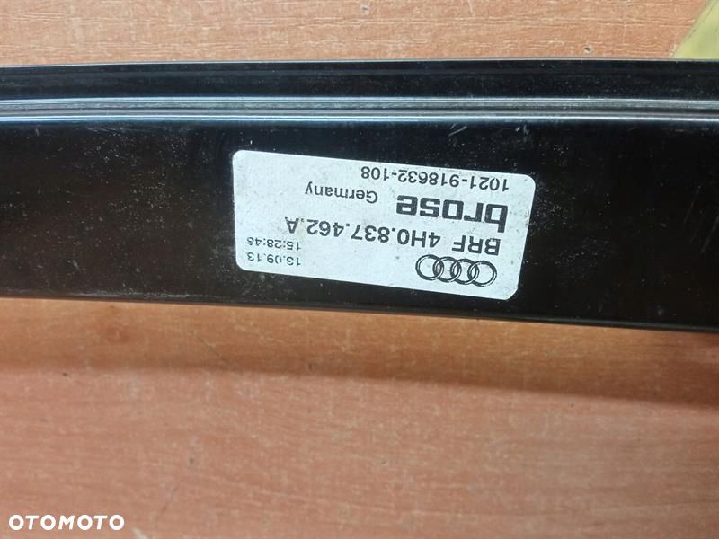 MECHANIZM SZYBY PRAWY PRZÓD AUDI S8 D4 4H0837462A - 2