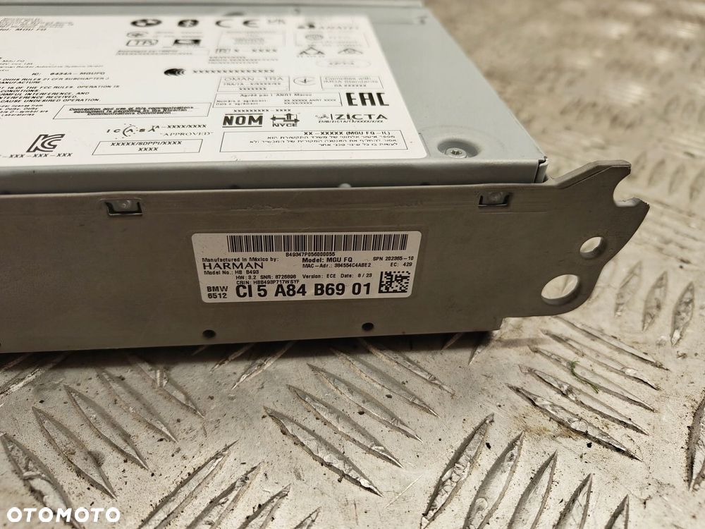 BMW X3 G01 X4 G02 RADIO NAVI NAWIGACJA 5A84B69 - 2