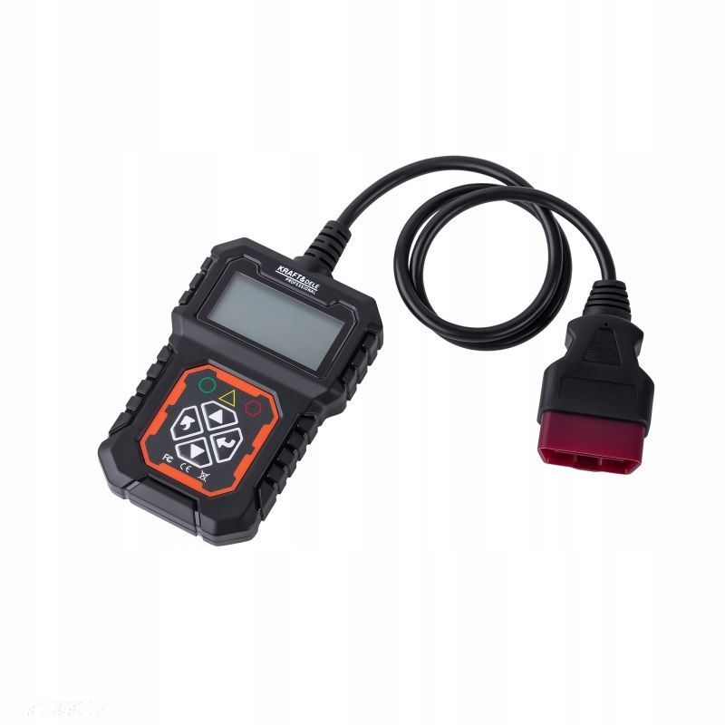KRAFTDELE PROFESJONALNY SKANER MIERNIK TESTER DIAGNOSTYCZNY OBDII LCD 5670 - 2