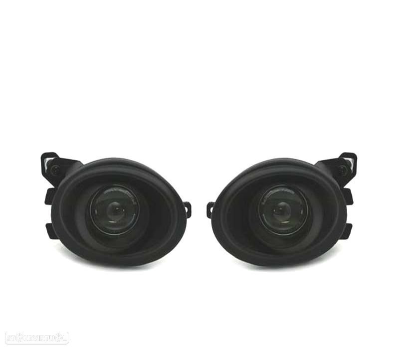FARÓIS DE NEVOEIRO BMW E90 E91 05-08 COM LUPA PRETA - 1