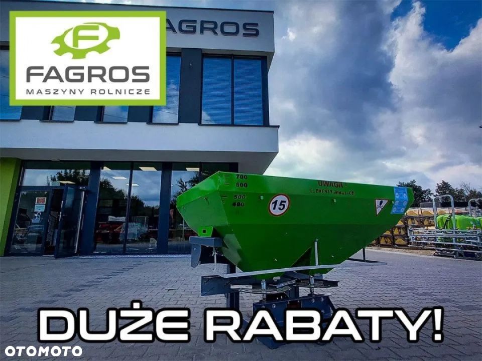 Rozsiewacz Nawozu SIEWKA STRUMYK TYTAN JANPOL 600l 700l 800l 1000l 1200l dwu tar - 1