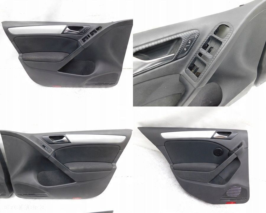 FOTELE komplet KANAPA BOCZKI - VW GOLF VI GTI 5d - 16