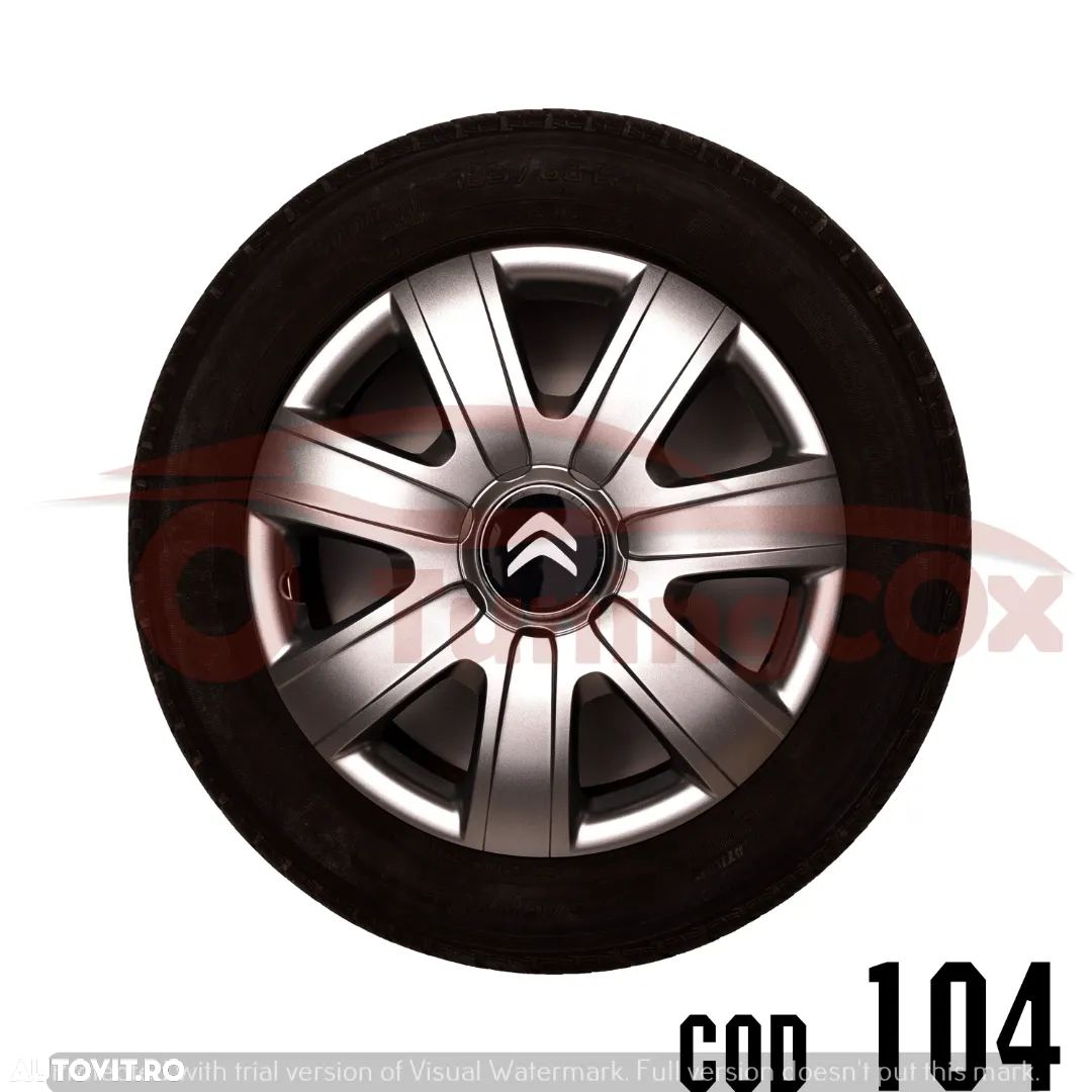 Capace roti CITROEN r13  la set de 4 buc,Capace janata aliaj - 4
