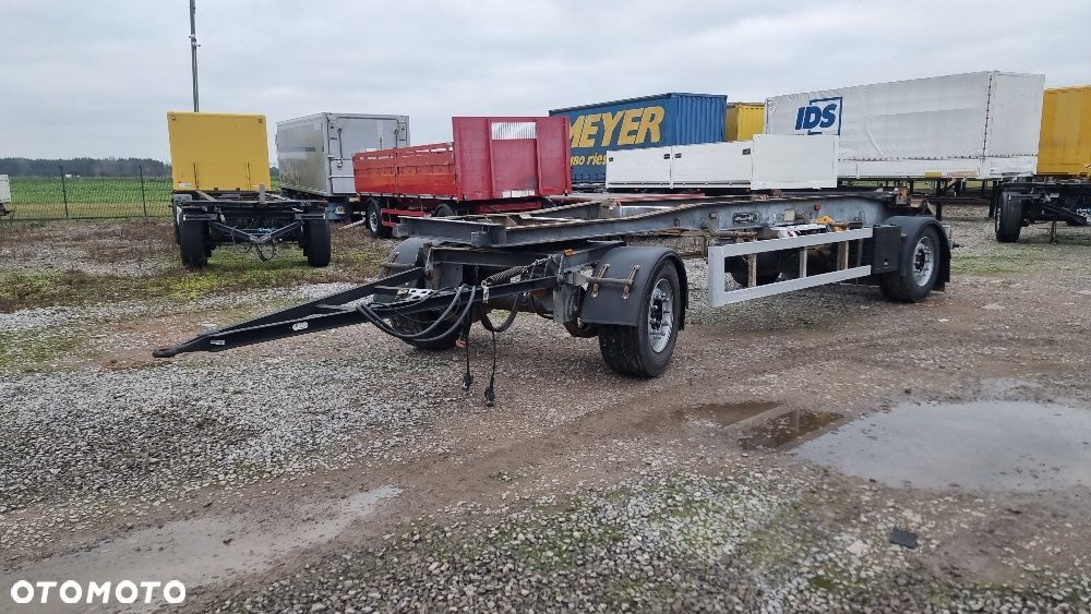 Huffermann 24.500zł netto PRZYCZEPA HAKOWIEC DO KONTENERÓW DO ZŁOMU RAMA OCYNK ROK OPONY 80% ST.BDB MOŻLIWOŚĆ TRANSPORTU - 4