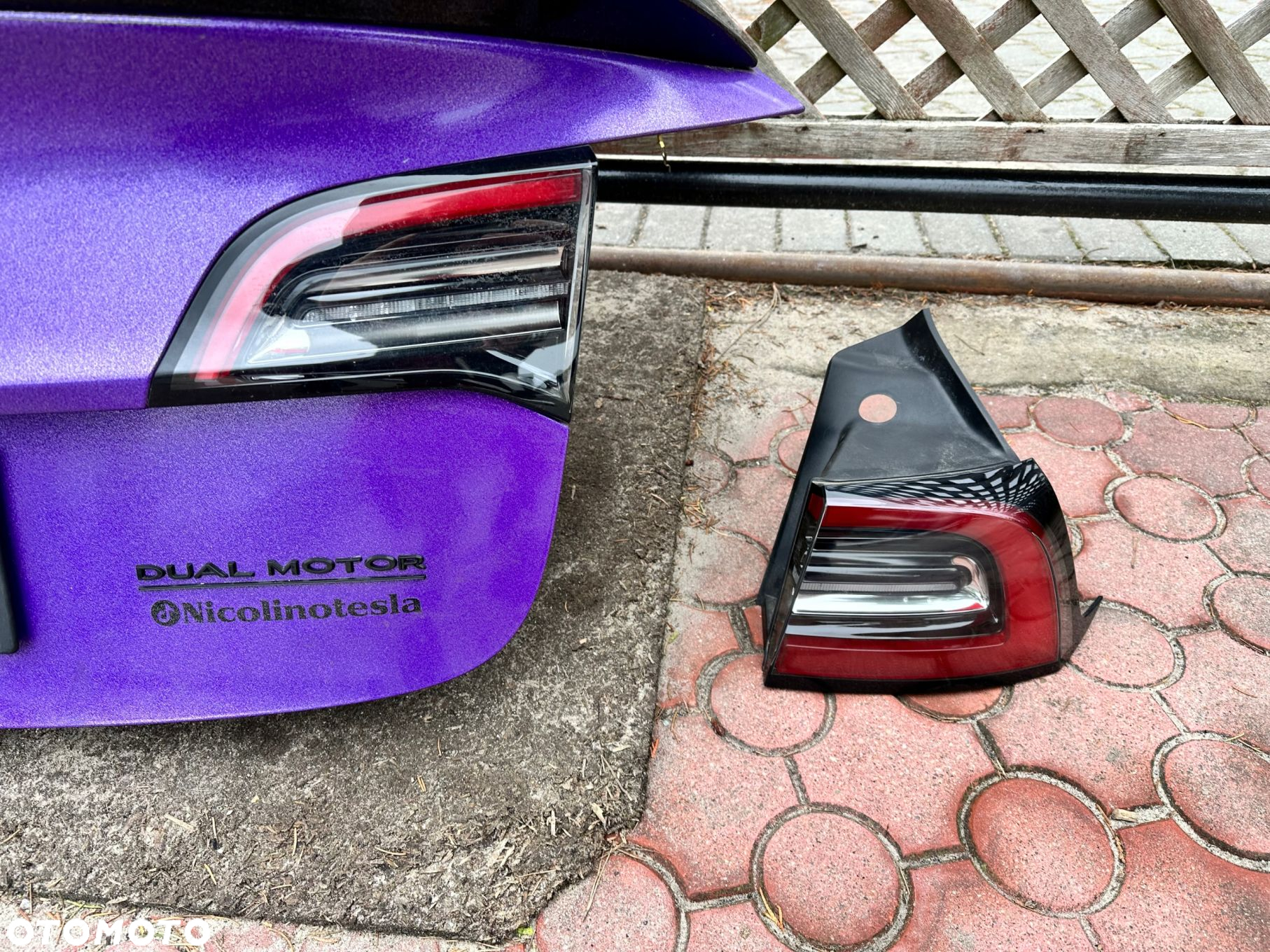 Lampy Tył Tylne Komplet Lamp Tesla Model 3 Lift 2022r - 3