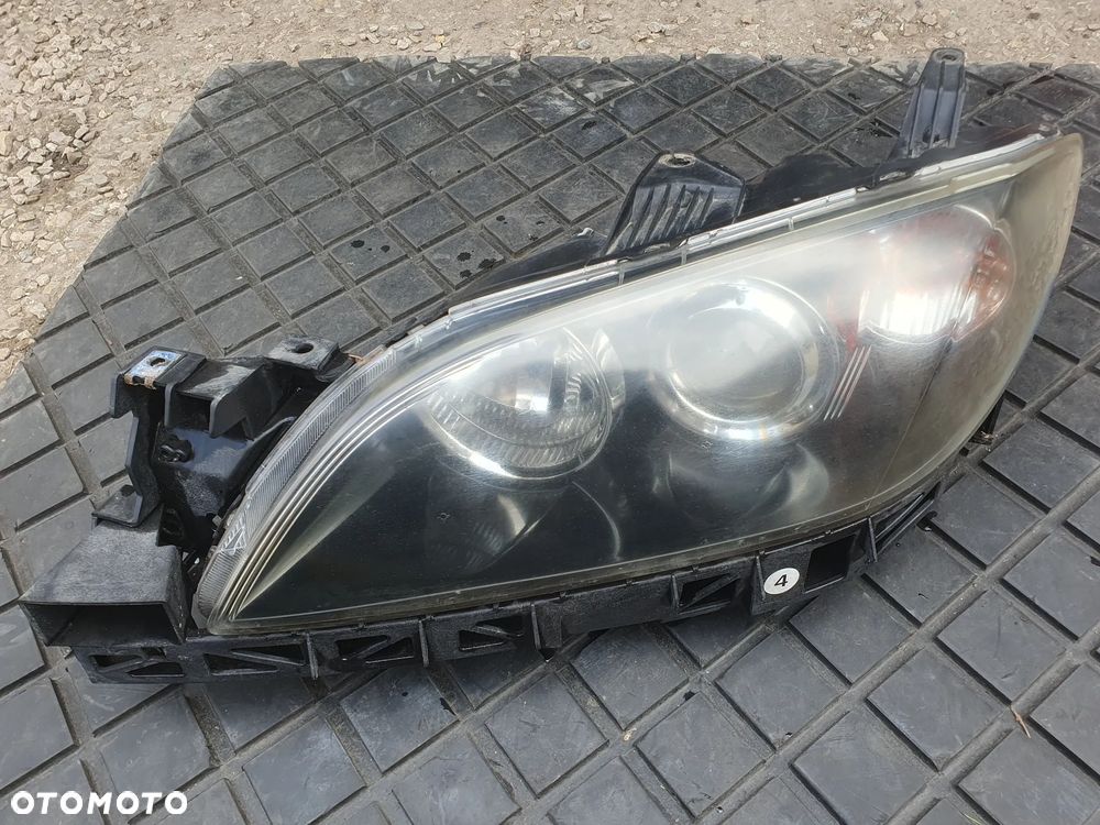 MAZDA3 MAZDA 3 BK HB 03- REFLEKTOR LAMPA PRZEDNIA LEWA EUROPA - 1