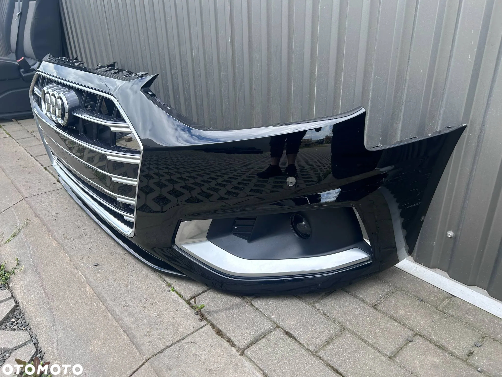 Audi A4 B9 8W Lift Zderzak Przód Przedni Kompletny LY9B - 4
