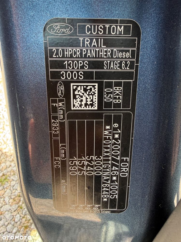 Ford TRANSIT CUSTOM TRAIL RAPTOR/Skóra/Alu/Navi/Klima/Kamera/Grzane fotele/PDC przód i tył/Grzana szyba/Hak/ - 33