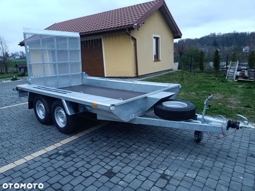 Inny NOWA PRZYCZEPA FRACHT POD MINIKOPARKĘ 400X190 4 metryRÓŻNE WYMIARY OD RĘKI  FRACHT ARTUR KAROL BUDOWLANA 3500 DMC 2700 DMC 3 OSIE 2 OSIE 3 OSIOWA 2 OSIOWA 300X150 350X180 PRZYCZEPA BUDOWLANA LAWETA - 6