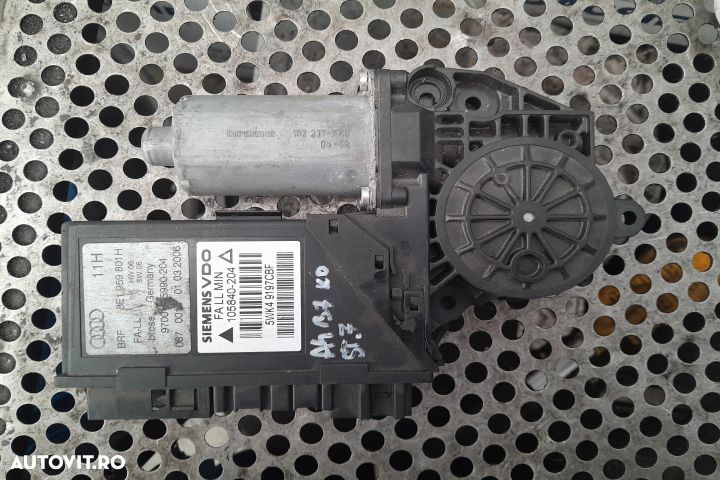 Motoras macara geam fata stanga 0130821765 Audi A4 B7 [2004 - 2008] A - 5