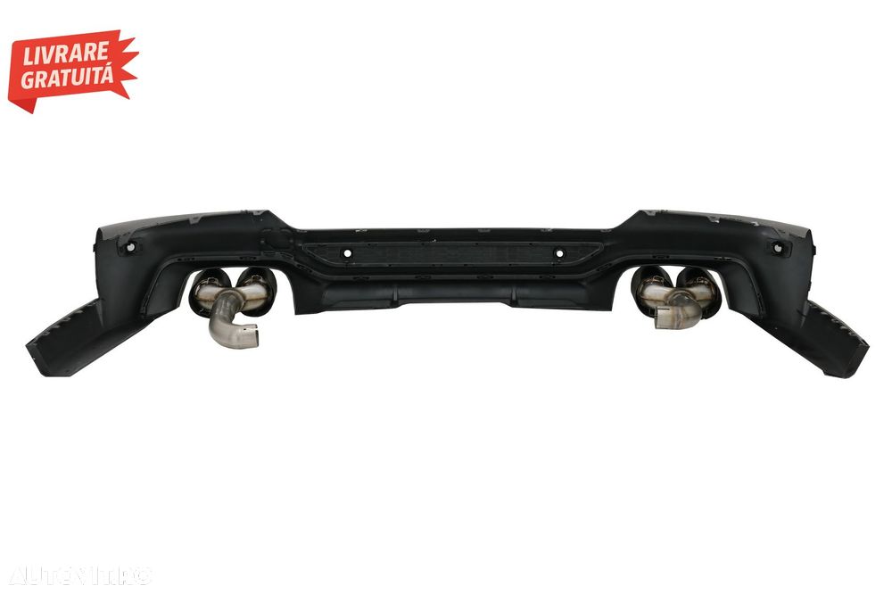 Difuzor Bara Spate cu Evacuare Dubla BMW X4 G02 (2018-up) M Sport- livrare gratuita - 4