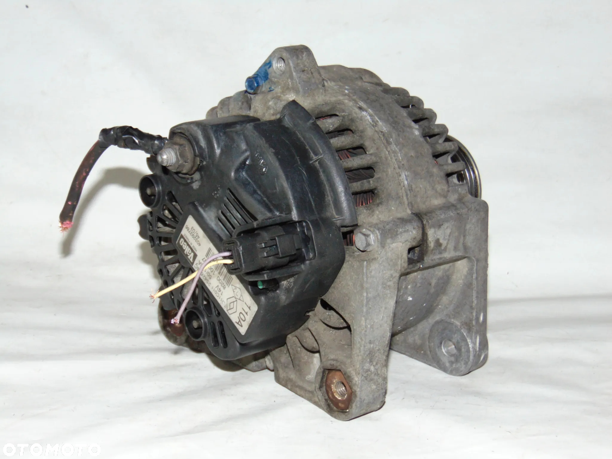 ORYGINAŁ alternator 8200100907 110A Renault Megane Scenic Clio 2 II Kangoo I Nissan Micra K12 III 1.5 DCI diesel 02-09r - 7