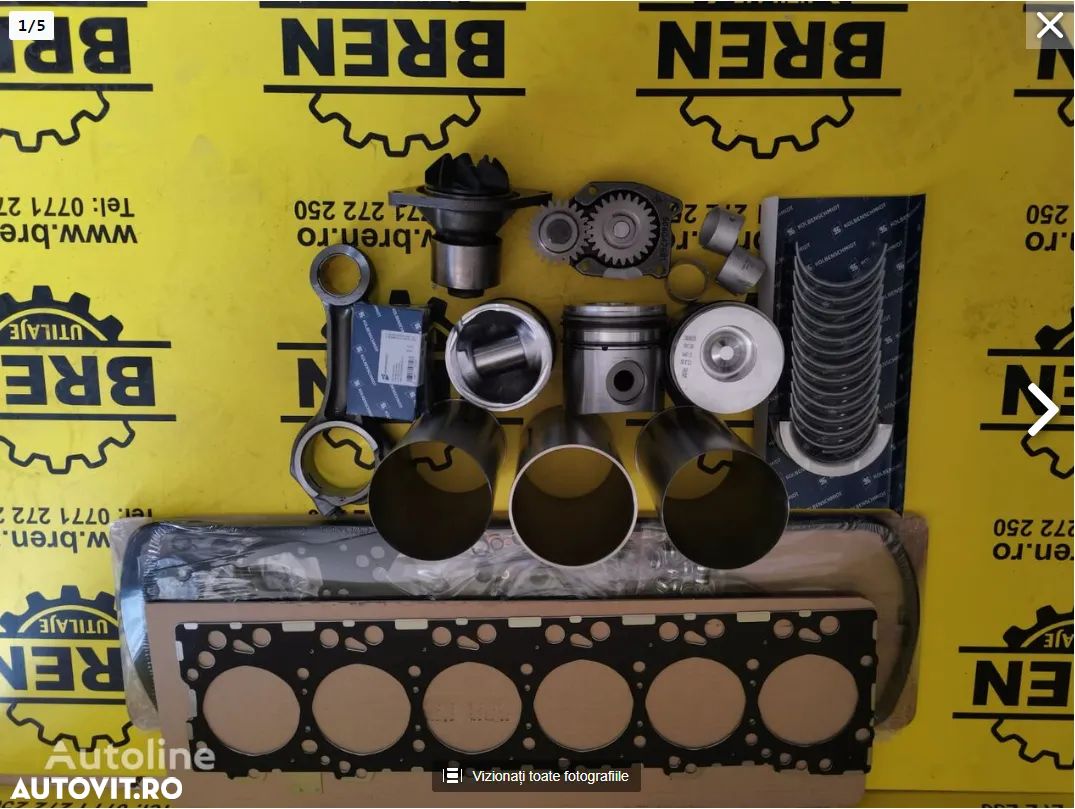 Altă parte componentă motor SET MOTOR IVECO pentru excavator NEW HOLLAND E215 - 1