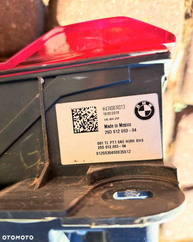 Lampy BMW X3 g01 2018 rok wersja Usa - 4