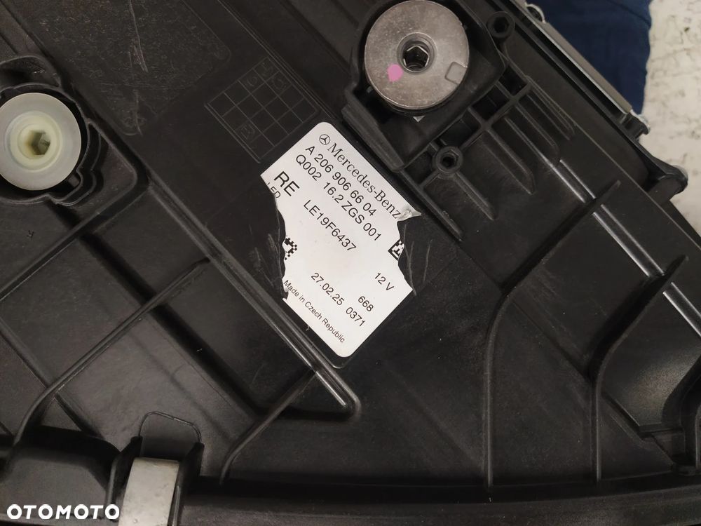 MERCEDES C KLASA 206 W206 LAMPA REFLEKTOR PRZÓD PRZEDNIA PRAWA LED HIGH PERFORMANCE USA PRZETWORNICA ORYGINAŁ - 8