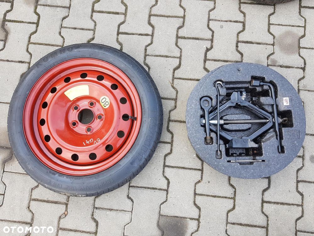 HYUNDAI I40 11-18r KOŁO DOJAZDOWE 17 5X114.3 LEWAREK KLUCZ - 1