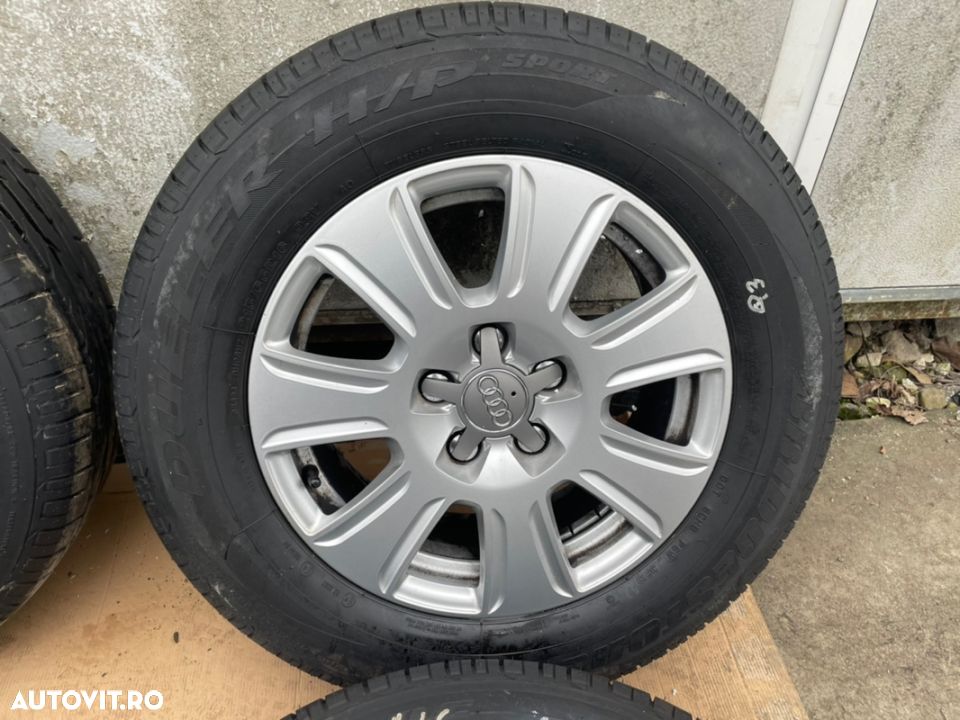 Jante aliaj originale AUDI Q3 cu cauciucuri vara 215/65R16 - 3