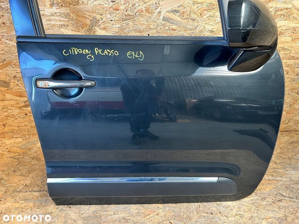 Drzwi PRZEDNIE PRAWE prawy przód CITROEN C3 PICASSO Kod lakieru: EXLD - 3