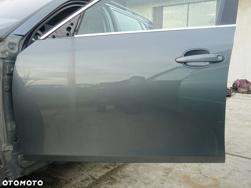 BMW E61 E60 TITANGRAU II DRZWI LEWY PRZÓD LEWE PRZEDNIE - 4