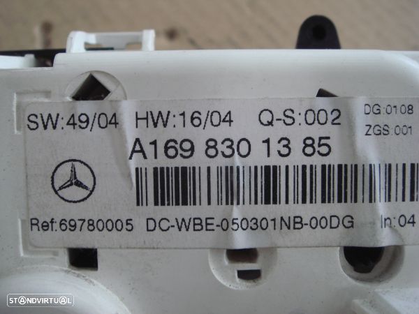 Comando Climatização Mercedes-Benz A-Class (W169) - 3