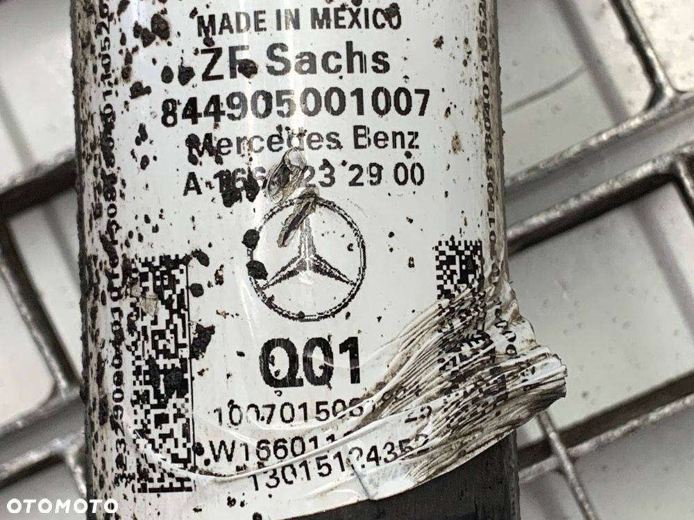 AMORTYZATOR PRAWY PRZÓD  MERCEDES-BENZ KLASA M (W166) 2011 - 2015 ML 350 BlueTEC 4-matic (166.024) - 5