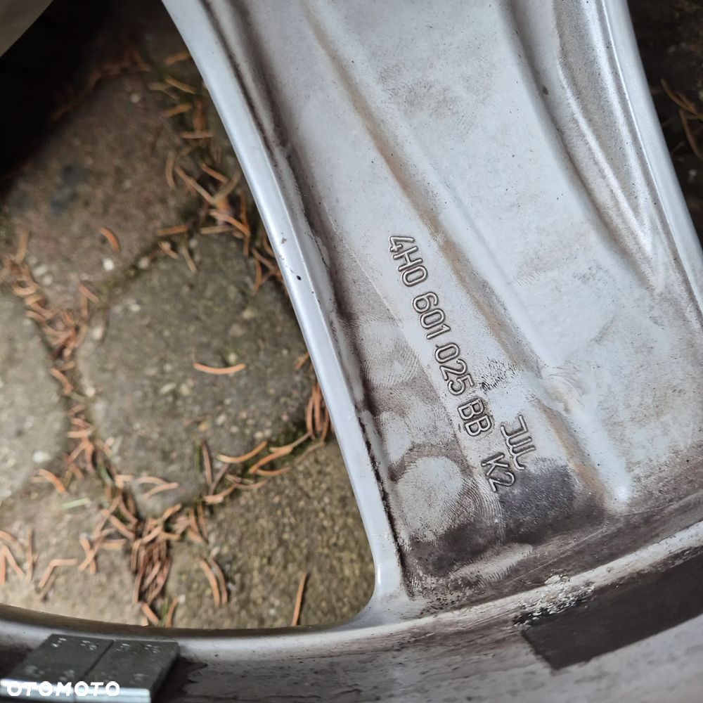 1szt Audi A8 D4 R19 OE 4H0601025 9.0" x 19" 5x112 ET 33 - 6