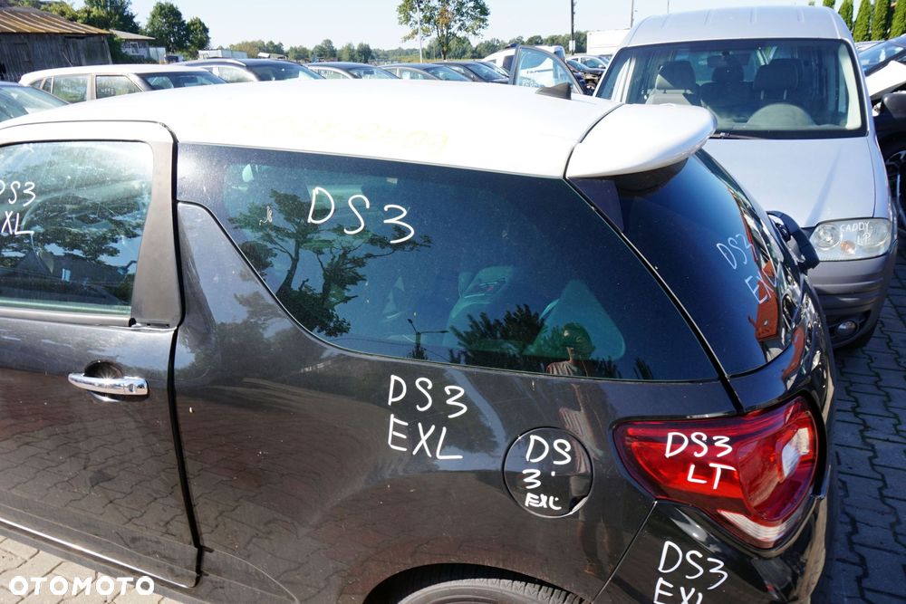 SZYBA KAROSERYJNA TYLNA LEWA BOCZNA DS3 I  CITROEN 2010-2014 - 3