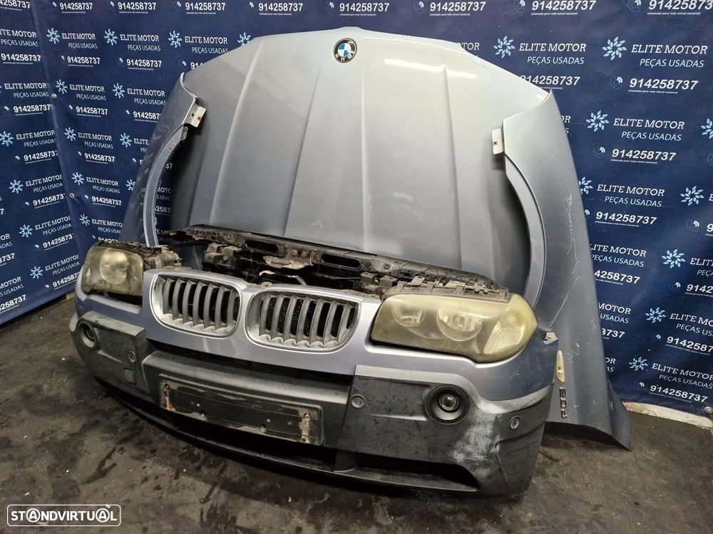 Frente completa usada BMW X3 E83 2.0D 150CV M47 capot parachoques oticas guardalamas - 1